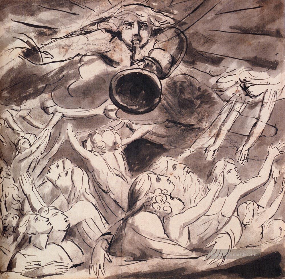 Die Auferstehung Romantik romantischen Alter William Blake Ölgemälde